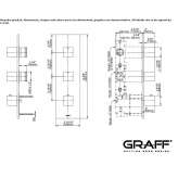 Concealed shower faucet with thermostat Thwing