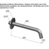 Stainless steel spout Lipova