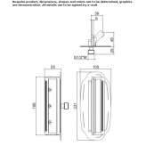 Wall waterfall spout with tile Pankow