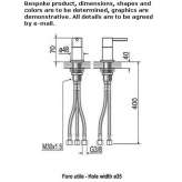 Deck mounted remote control faucet Irolo