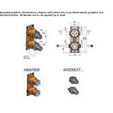 Concealed thermostatic mixer made of stainless steel Plopis