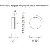 Wall-mounted shut-off valve Suruc