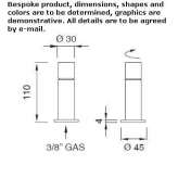 Deck mounted shut-off valve Trinidad