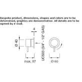 Wall-mounted shut-off valve Anaya