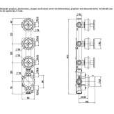 Stainless steel thermostatic set for wall mounting Korgan