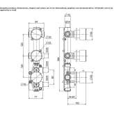 Stainless steel thermostatic set for wall mounting Etucuaro