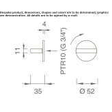 Wall-mounted shut-off valve Stilling