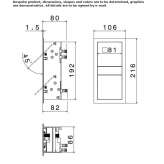 Wall faucet with remote control made of stainless steel Crispano