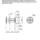 Hydroprogressive mixer mounted on the wall Korgan