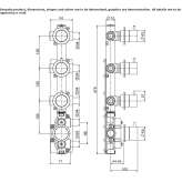 Stainless steel thermostatic set for wall mounting Kuhmo