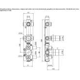 Stainless steel thermostatic set for wall mounting Etucuaro