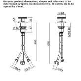 Deck mounted hydroprogressive mixer Korgan