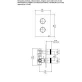 Wall faucet with remote control made of stainless steel Opatow