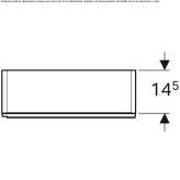 Suspended bathroom column Cislau