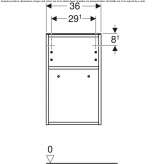 Open suspended bathroom cabinet Uludere