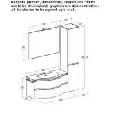 Single wall-mounted washbasin cabinet with drawers Hurigny