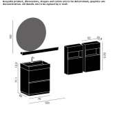 Bathroom cabinet/washbasin cabinet Houston