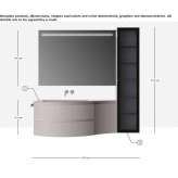 Washbasin cabinet with drawers Karosta