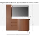 Under-washbasin cabinet standing on the floor Karosta