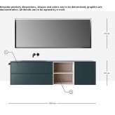 Wall-mounted washbasin cabinet Karosta