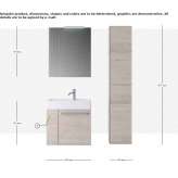 Wall-mounted washbasin cabinet Karosta