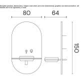 Livingtec® console sink with mirror Trstena