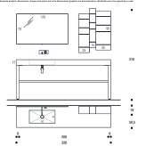 Sectional washbasin cabinet made of HPL and metal Isayeve