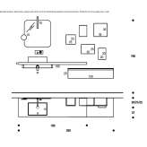 Oak sectional washbasin cabinet with integrated washbasin Panaci