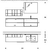 Sectional HPL washbasin cabinet with integrated washbasin Panaci