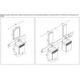 Wall-mounted washbasin cabinet Banon