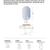 Segmented single washbasin cabinet for wall mounting Torphins