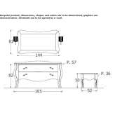 Washbasin cabinet with drawers Napanee