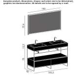 Under-washbasin cabinet standing on the floor Houston