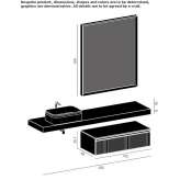 Bathroom furniture set Ruardean