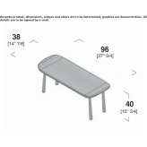 Ash bathroom bench Siegen