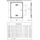 Mirror electric infrared heater Torrella