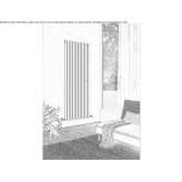 Vertical, steel, decorative wall radiator Robledo