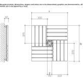 Hot water panel radiator Carmaux