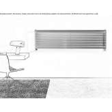 Horizontal, steel, decorative wall radiator Concesti