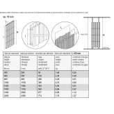 Free-standing panel radiator Chocznia