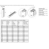 Modułowy, aluminiowy grzejnik dekoracyjny, stojący Grabovci