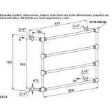 Wall-mounted towel warmer Conde