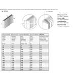 Vertical aluminum panel radiator mounted on the wall Legnago
