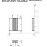 Decorative radiator made of extruded aluminum Luenen