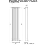 Vertical plate radiator made of carbon steel Birgi