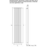 Vertical plate radiator made of carbon steel Birgi