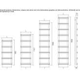 Vertical, wall-mounted towel warmer made of carbon steel Alesd