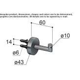 Stainless steel towel hook Lipova