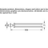Metal towel rack Vryses