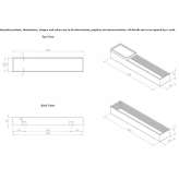 Aluminum towel rack Quarata
